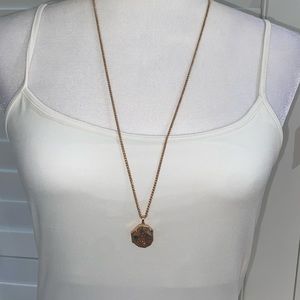 COPY - Kendra Scott Rose Gold Drusy Pendant Necklace 😍